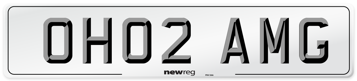OH02 AMG Number Plate from New Reg